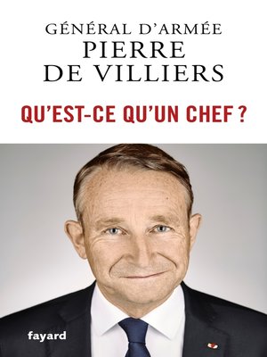 cover image of Qu'est-ce qu'un chef ?